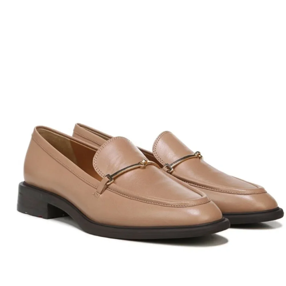 Franco Sarto Eda Bit Buckle Leather Loafers